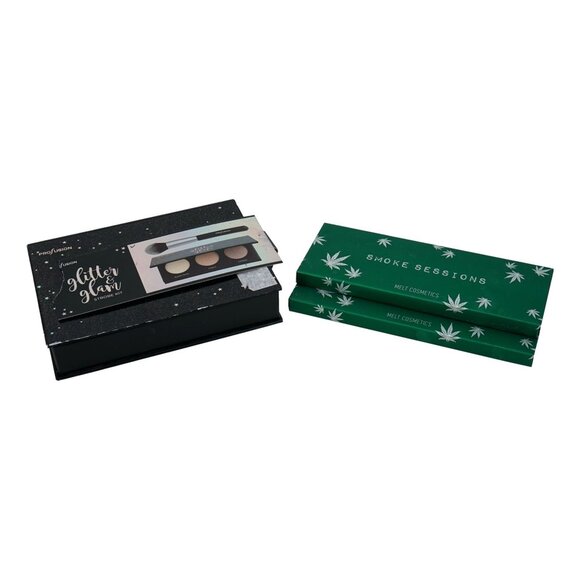 Bundle of Beauty: 2 Smoke Sessions Eyeshadow Palettes & Glitter Glam Strobe Kit - Picture 2 of 3